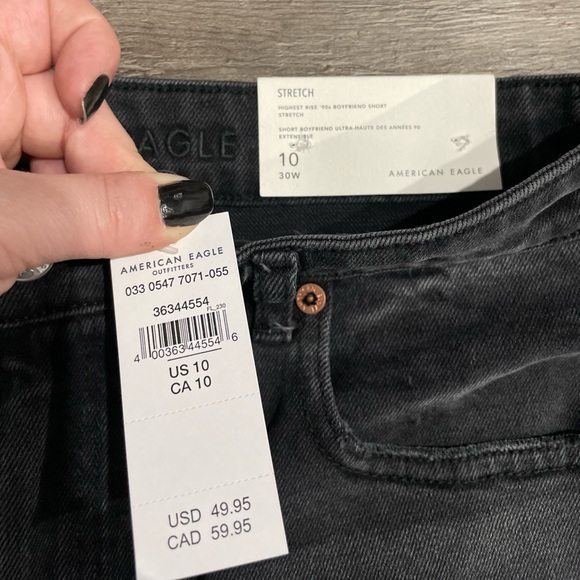 High Rise Boyfriend Jean Shorts - Picture 2 of 5